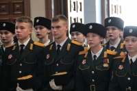 Хабаровские казаки помолились перед парадом, посвященному завершению Второй мировой войны