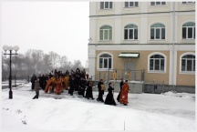 Престольный праздник в Хабаровской духовной семинарии (13 апреля 2010 )