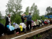 С 29 июня по 12 июля, храм-вагон в честь святителя Иннокентия Иркутского, с миссионерской группой во главе с иереем Олегом Разумовым совершал очередную поездку от Комсомольска-на-Амуре до Нового Ургала.