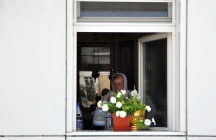 Молебен пред иконой Пресвятой Богородицы «Всецарица», пятилетие храма, расположенного на территории онкологического центра. 31 августа 2011