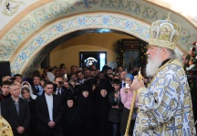 Первосвятительский визит в Иркутскую епархию. Божественная литургия в Знаменском женском монастыре Иркутска. Хиротония архимандрита Серафима (Кузьминова) во епископа Каменского и Алапаевского