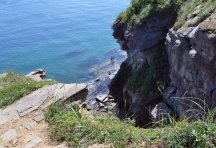 Крещение Сатоми Мидзогути в Японском море.  Межепархиальный молодежный слет «Андреевский городок».